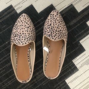 Leopard flats size 6